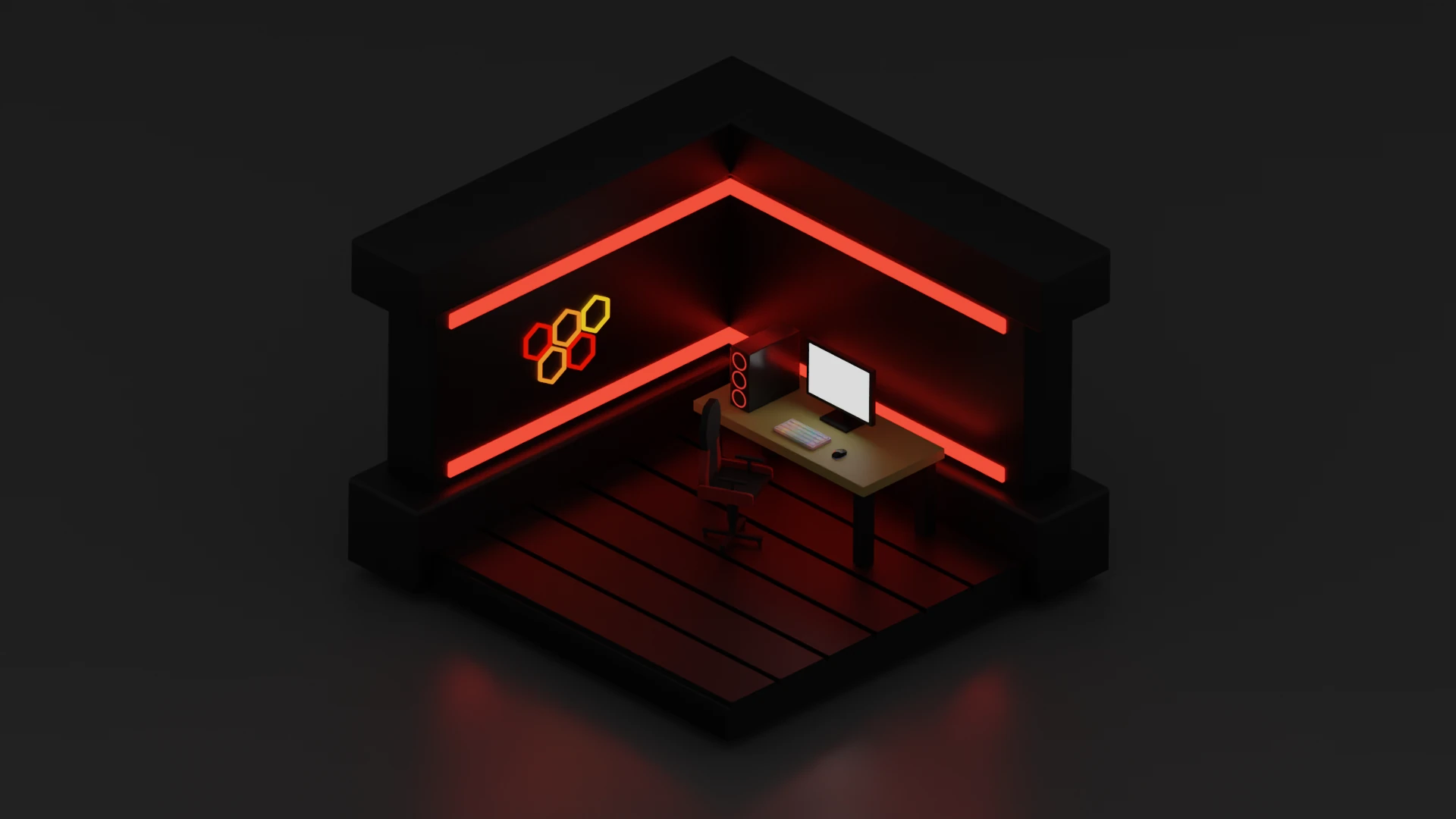 Isometric Bedroom